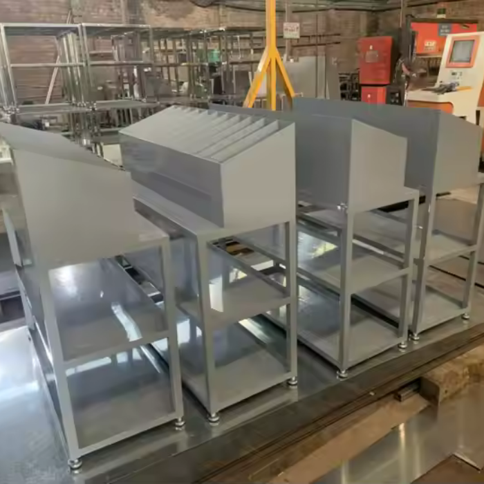 Fabrication of structures and shelves
